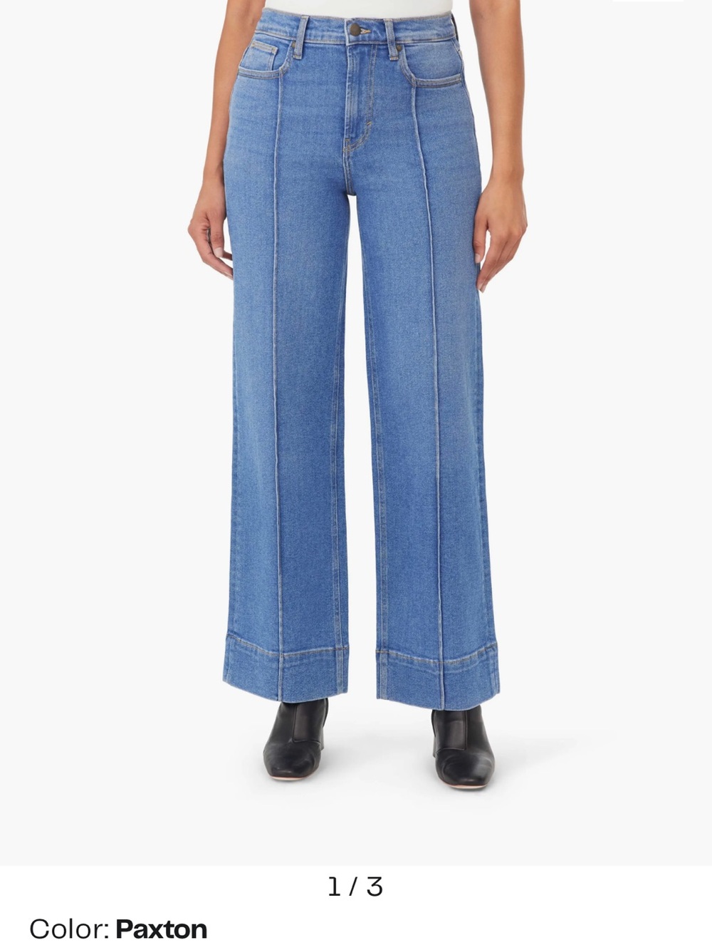 Kensie Jeans “The Kaya” High Rise Wide-Leg Women's Jeans - Blue